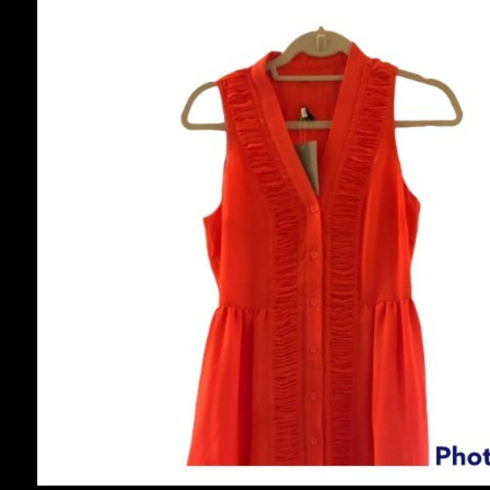 Anthropologie S+B trumpet dress size OOP - cap sleeves petite summer beach